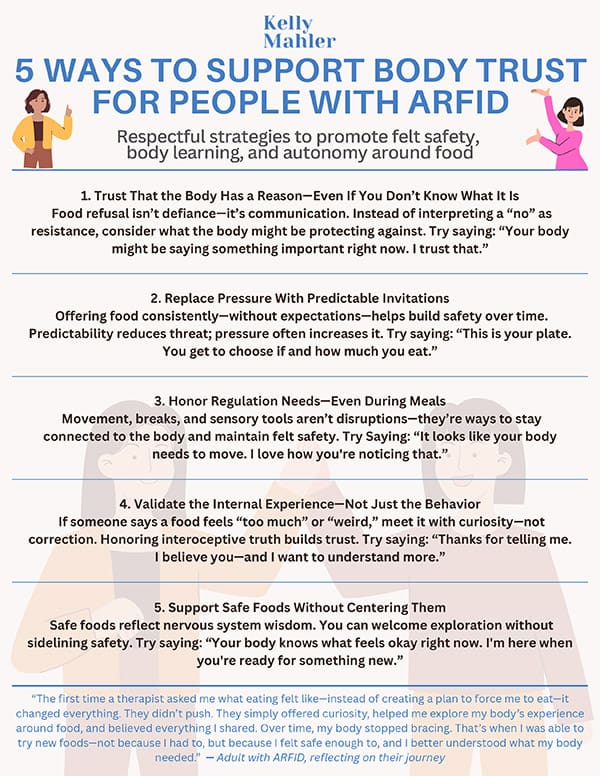 5 Ways to Support Body Trust for People with ARFID cover image